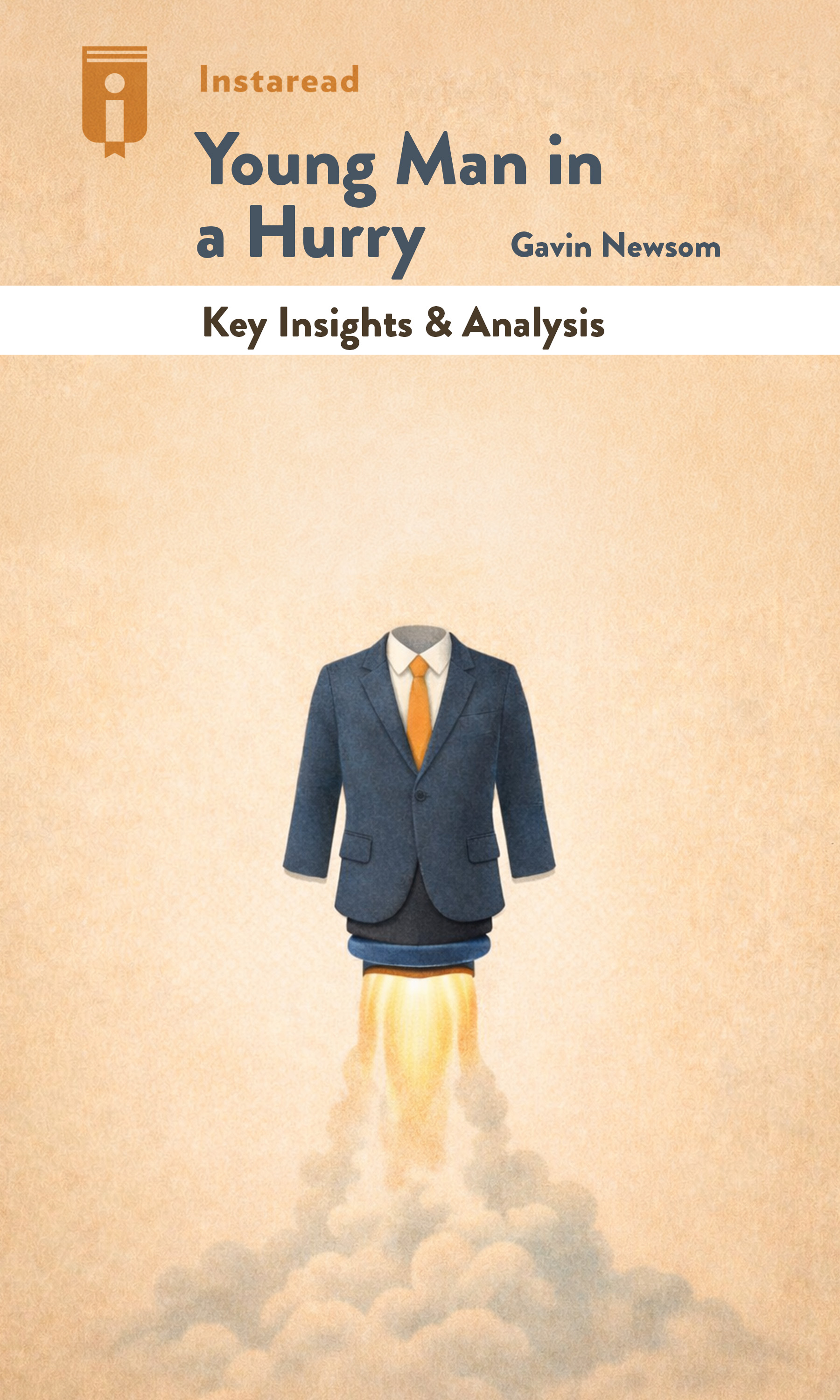 Book Cover for "Young Man in a Hurry"