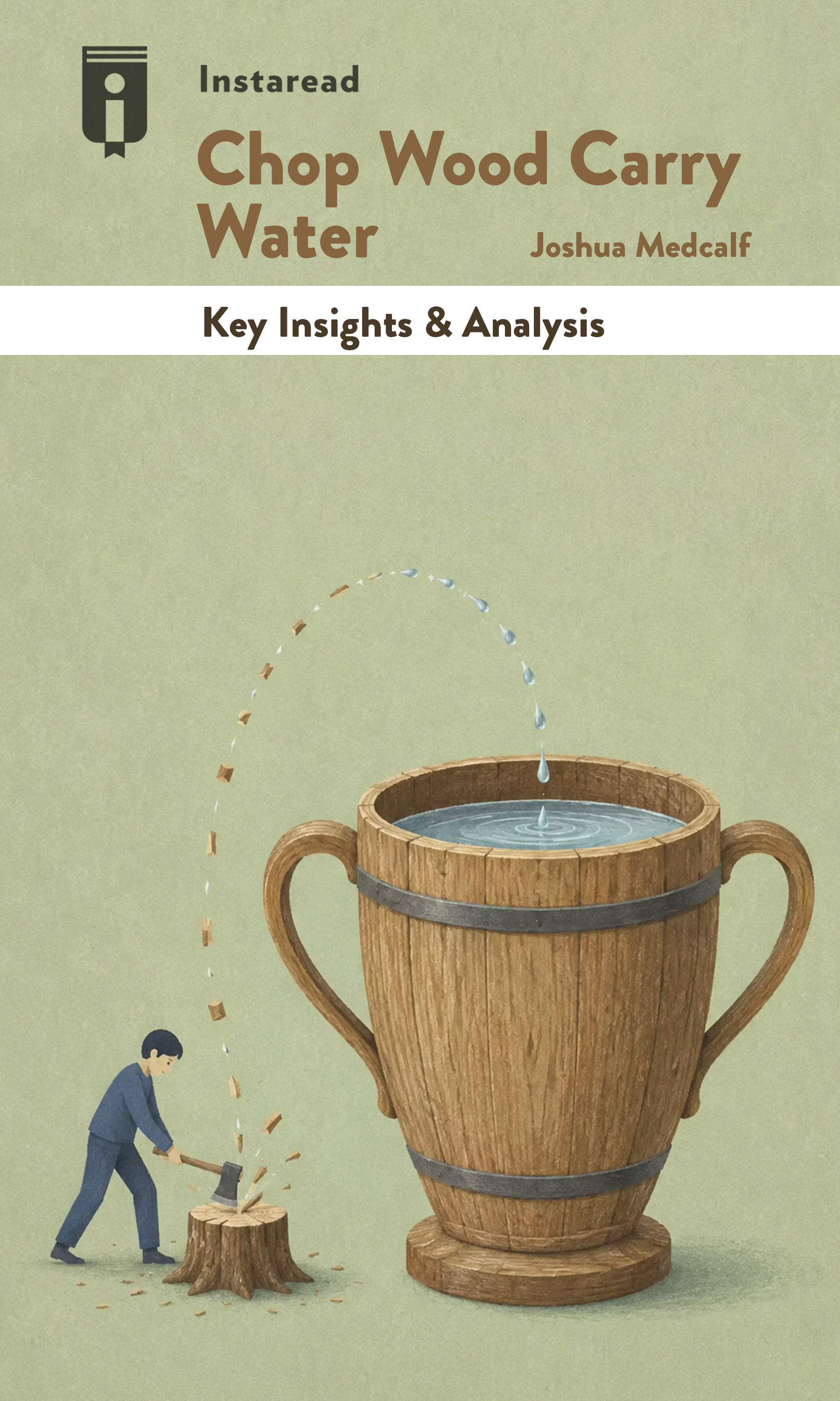 Book Cover for "Chop Wood Carry Water"