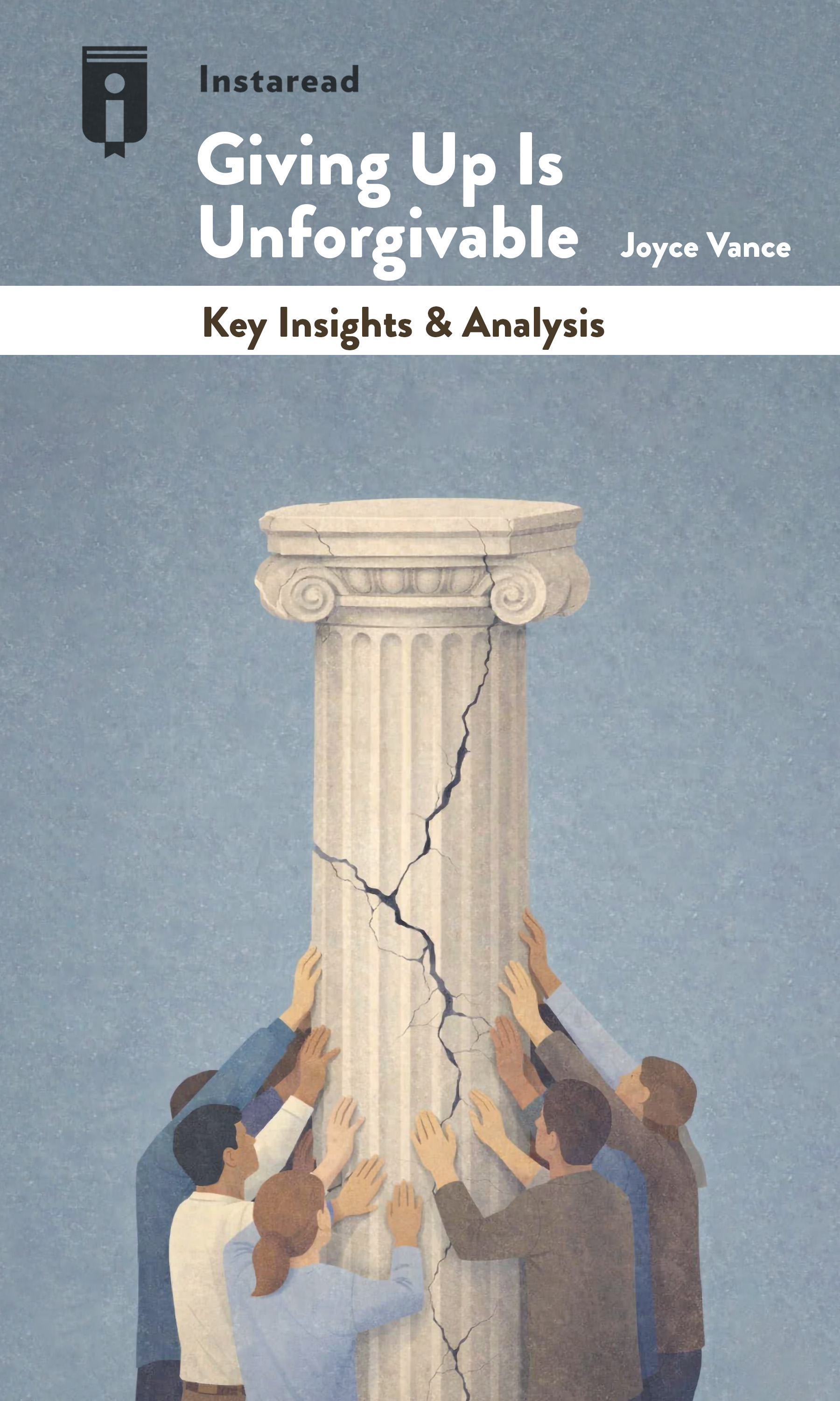 Book Cover for "Giving Up Is Unforgivable"