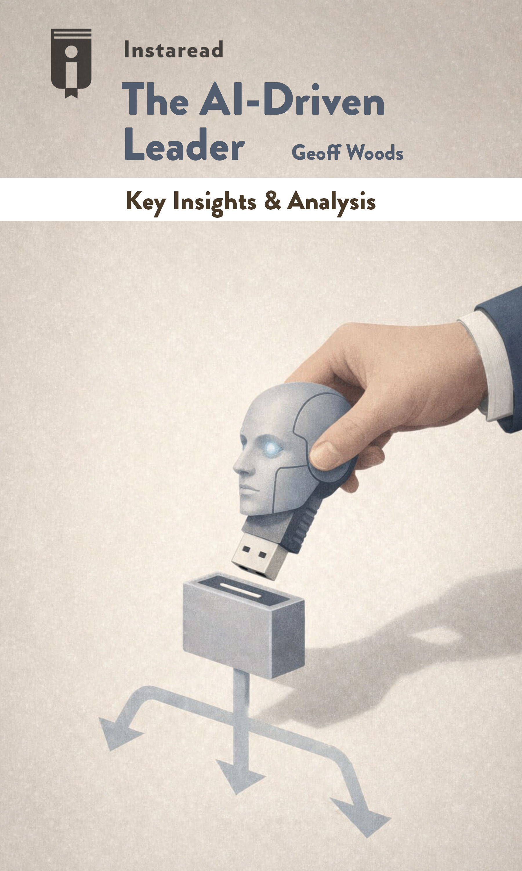 Book Cover for "The AI-Driven Leader"