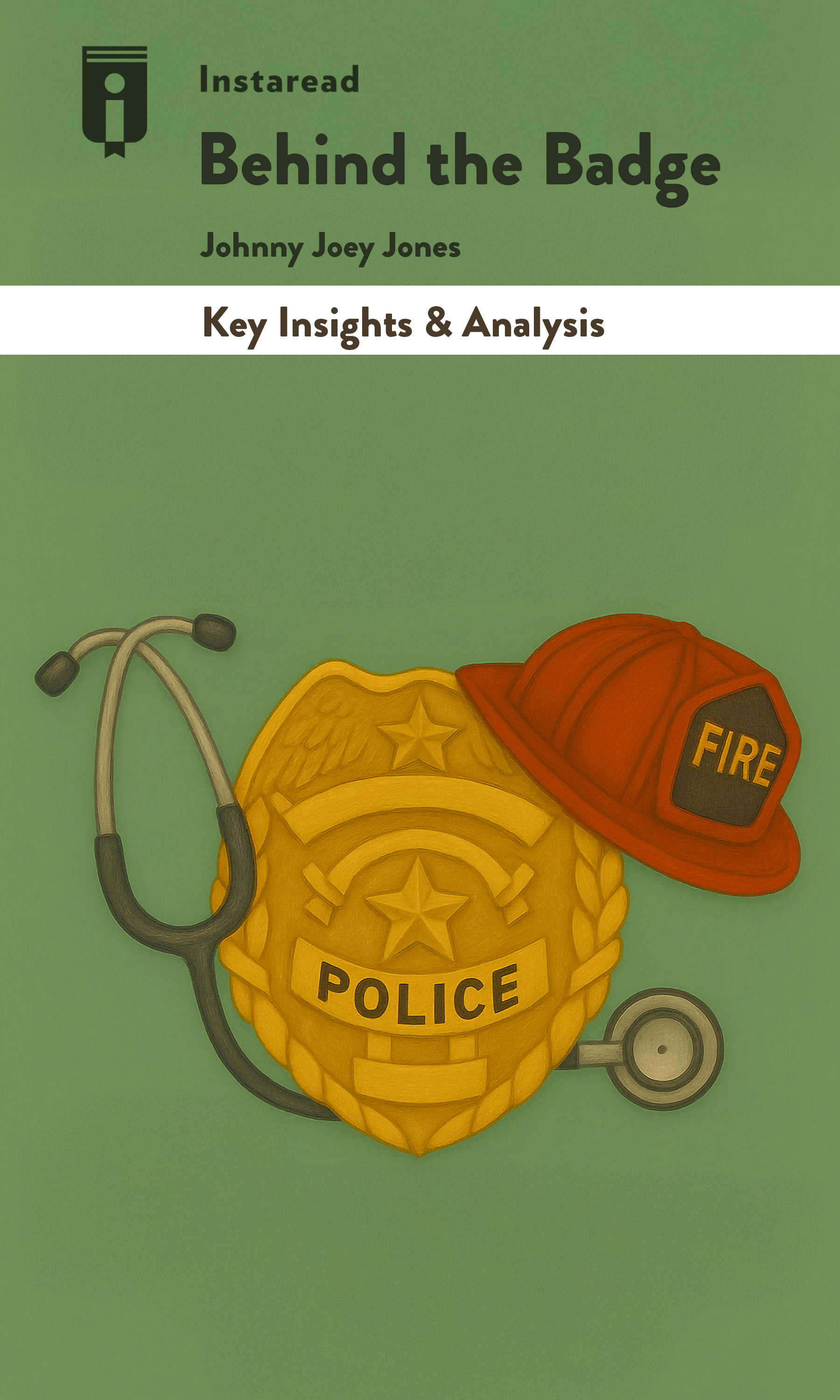 Book Cover for "Behind the Badge"